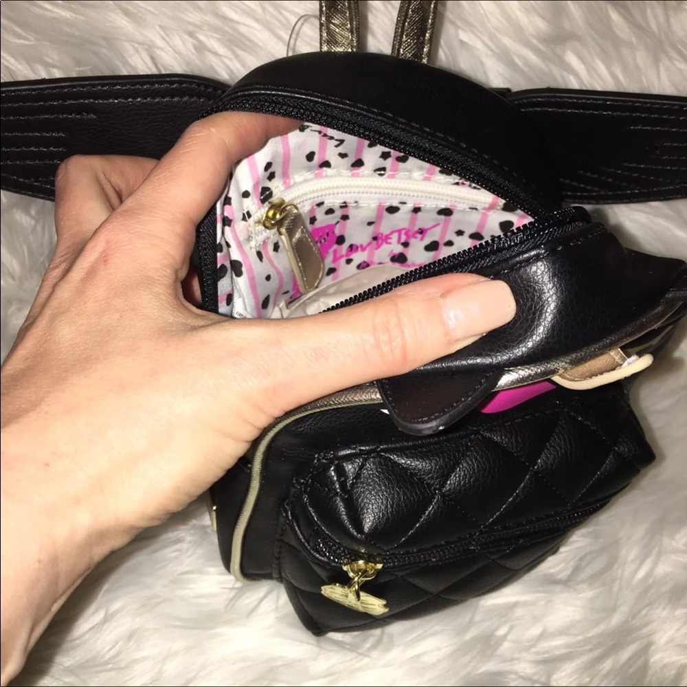 Betsey Johnson đŚ mini backpack Unicorn black - Picture 8 of 8